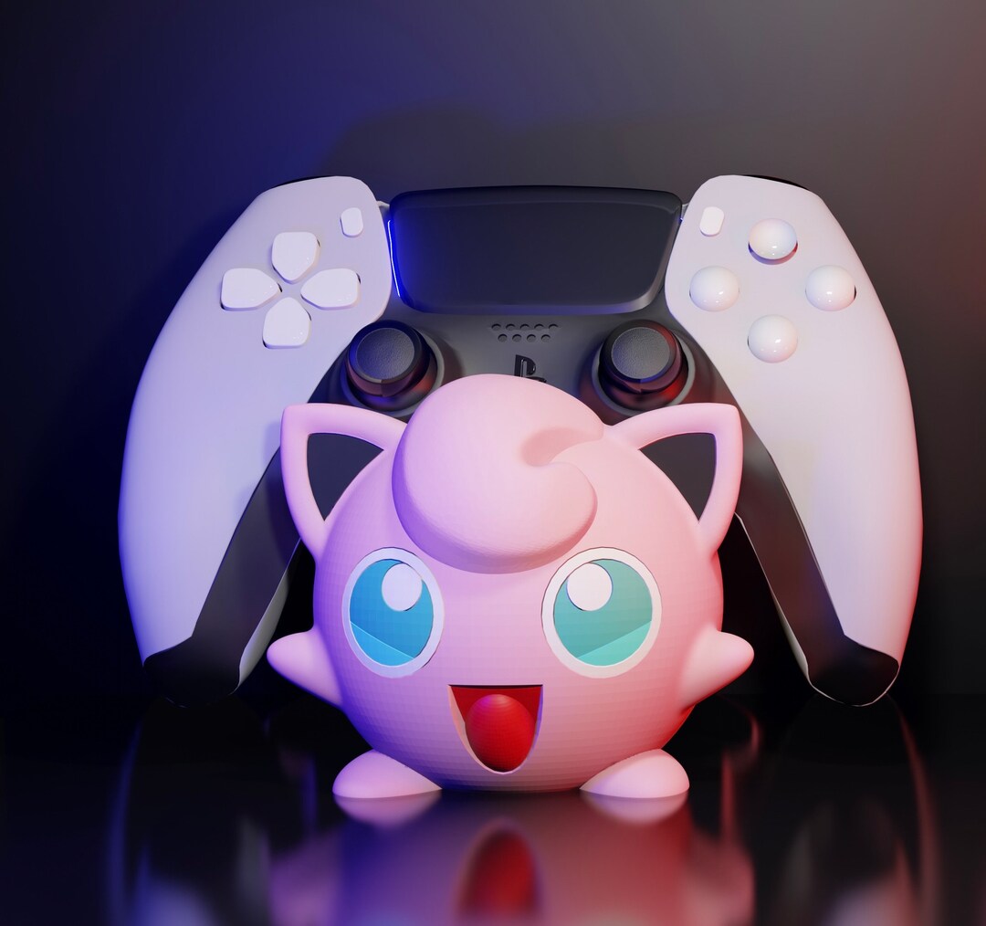 Jigglypuff Controller Stand Controller Holder Phone Holder Game Room  Decor Desktop Stand Office Decor Ps5 PS4 Xbox
