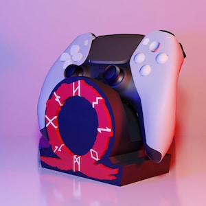 God of War Controller Holder – Gamer Gift, Streamer Display Stand, Video Game Display, Fan Art