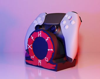 God of War Controller Holder – Gamer Gift, Streamer Display Stand, Video Game Display, Fan Art