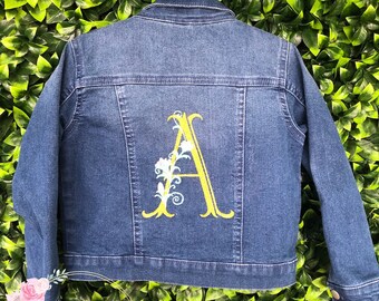 Initial denim jacket