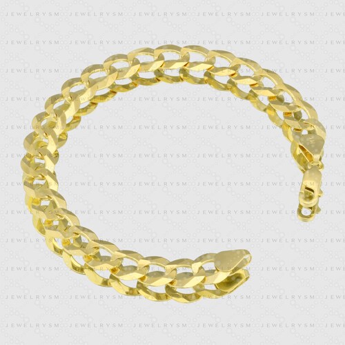 14K Cuban Curb Solid Yellow Gold 