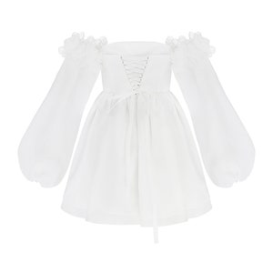 Ariel Dress, Short Wedding Dress, Elopement Dress, Reception Dress ...