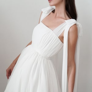 Kelly Dress, Short wedding dress, Elopement dress, Reception dress, Rehearsal dinner dress