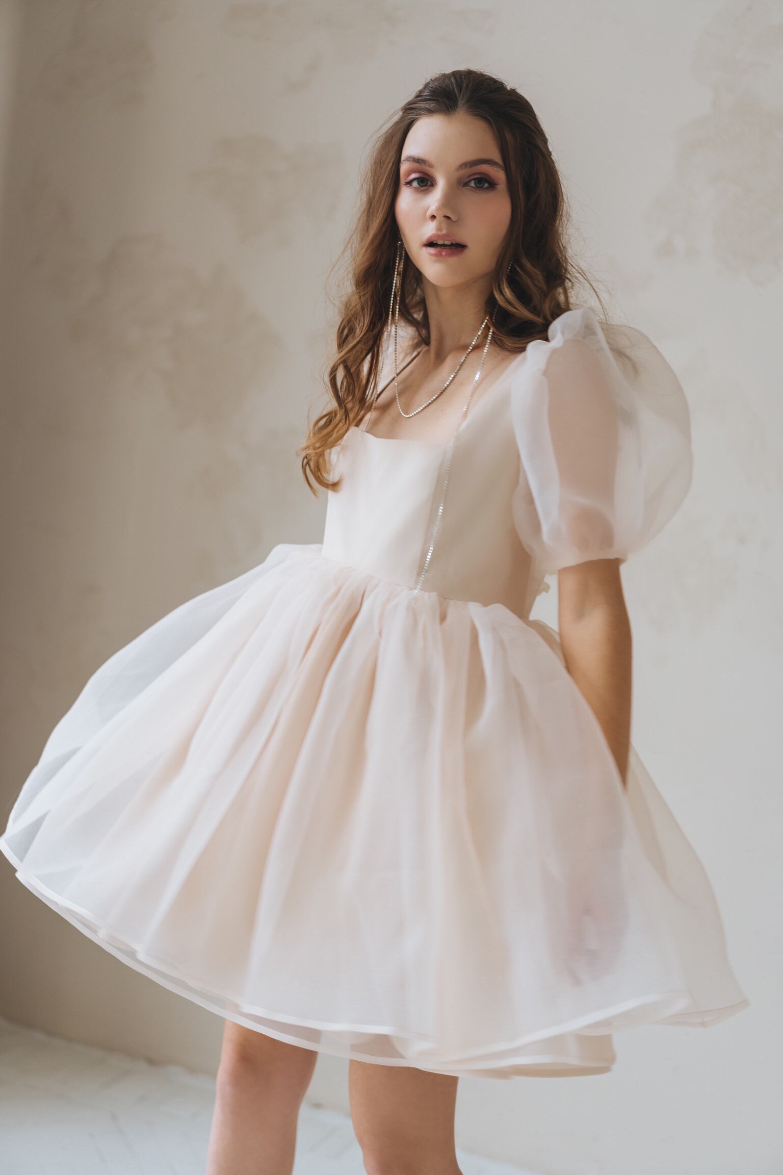 Betty Dress Оrganza Puff Dress Cocktail 