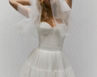 Sue Corset, Wedding Corset, Custom Bridal Top, Bridal Separates