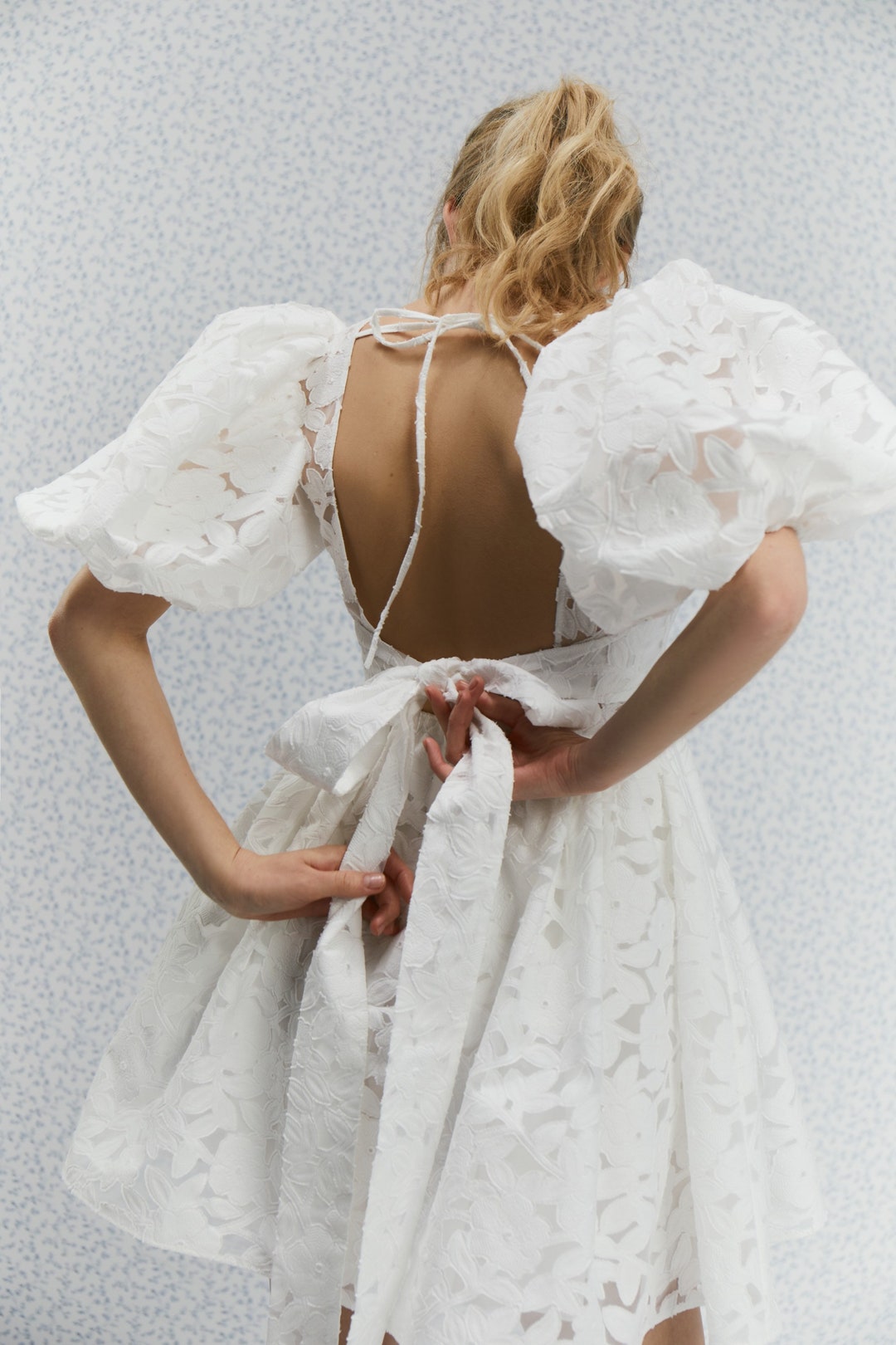 Celina | Short Puff Sleeves Dress