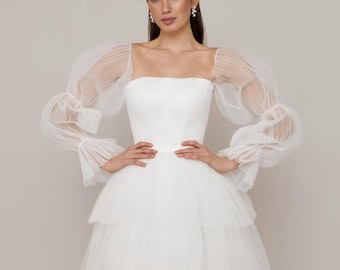 short wedding dress etsy Short Bridal Dress