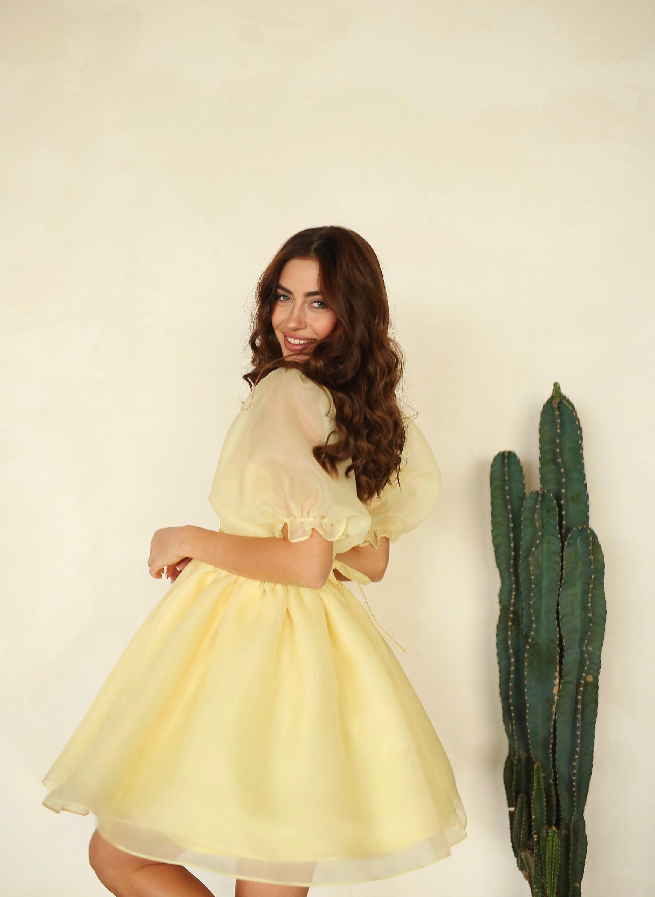 Organza Puff Dress - Etsy