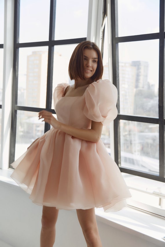 Maria Dress Organza Puff Dress Puff 