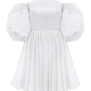 Penelope Dress, Elopement Dress, Bridal Shower Dress, Short Wedding ...