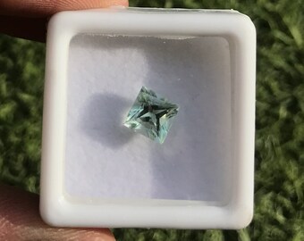 AAA Quality Aquamarine Faceted Gemstone Aquamarine Ring Size Gemstone Natural Aquamarine for  jewelry Making Size 6x6