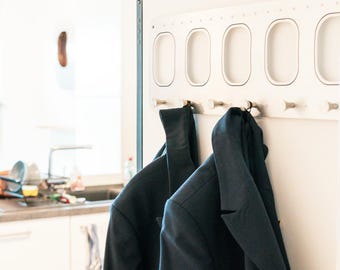 Airplane window coat rack, clothes hooks, airplane furniture, clothes holder, jacket hanger, wall hooks, coat hooks