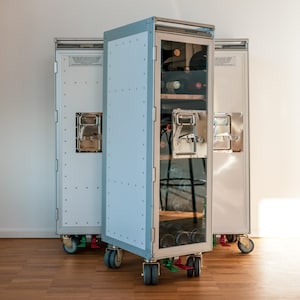 Wózek samolotowy Metropolitan Wózek samolotowy Oryginalny wózek na napoje Linia lotnicza Meble samolotowe ATLAS Półwymiarowy wózek barowy Wózek na kółkach Samochód restauracyjny