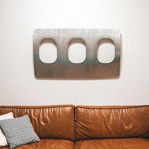 Aircraft Window Fuselage Cut Aviation Furniture Airline Gift Plane Aviator Furniture