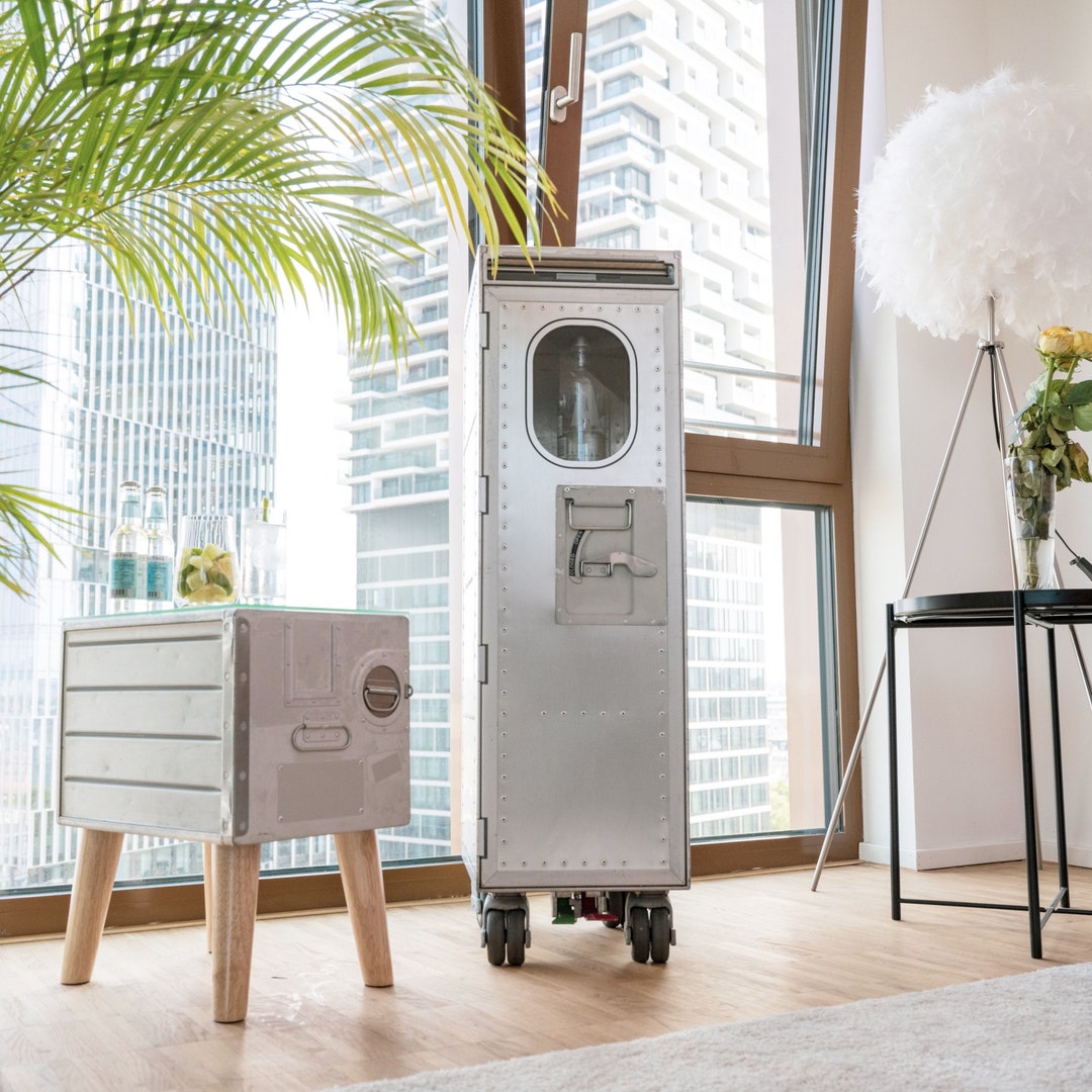 Aircraft Trolley Airline Bar Cart Airplane Original With Window