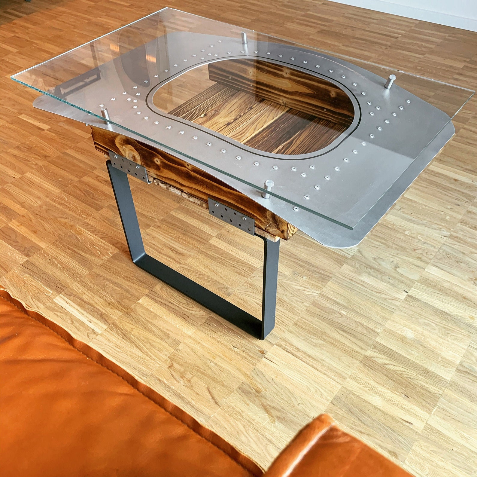 Aircraft Side Table Coffee Table Industrial Design Etsy