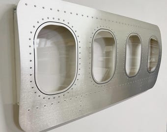 Aircraft Window Fuselage Cut Aviation Furniture Airline Gift Plane Aviator Furniture