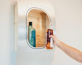Airplane Window Shelf – Aviation Wall Bar – Aircraft Furniture