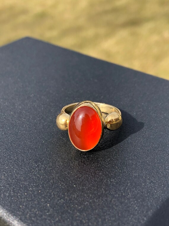 Etsy 2024 carnelian ring