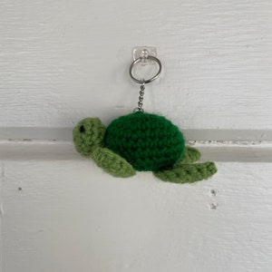 Crochet Sea Turtle Keychain