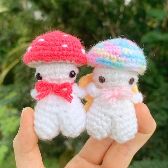 Crochet Poppable Mushroom Pattern/ Digital Download File Etsy