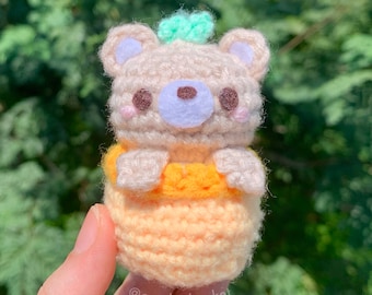 crochet kiki the bear pattern/ digital download file!