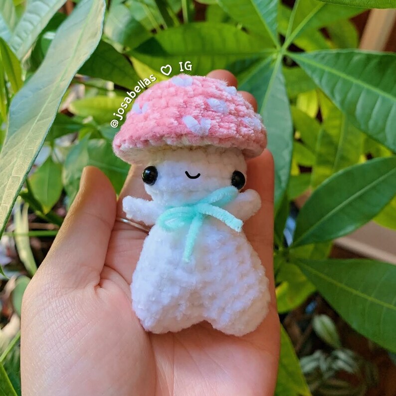 Crochet Poppable Mushroom Pattern/ Digital Download File Etsy
