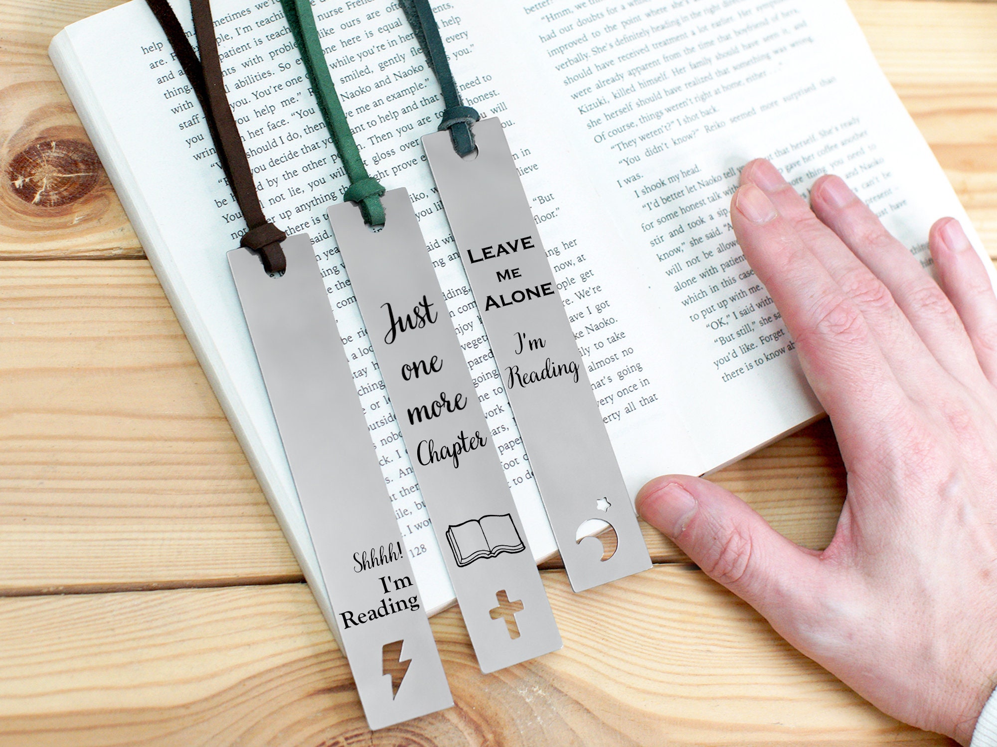 Custom Bookmarks With Engraving, Personalized Cute Bookmark, Gifts for ...