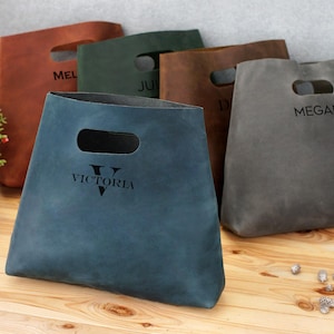 Leather Shopper Bag, Personalized Tote Bag, Custom Gifts for Her, Minimalist Handbag, Small Tote Bag, Travel Bag, Leather Gifts