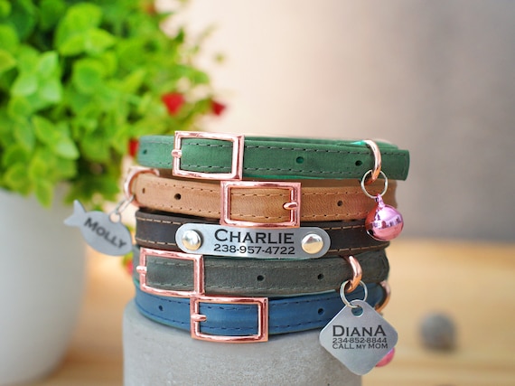 Collare Per Gatti Personalizzato Con Nome A - Foto 4