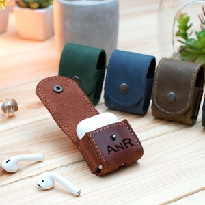 Personalized Leather AirPod Case, Custom Airpods Case, Leather Airpod Case Cover, Personalised Apple Airpod Pro Case, Earpods Accessories