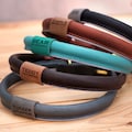 Reflective Leather Dog Collar, Personalized Rolled Dog Collars, Rope Dog Collar with Name ID Tag, Pet Collar Small Large, Round Dog Collar product logo