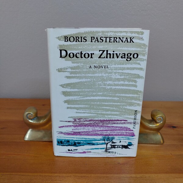 Doctor Zhivago Boris Pasternak, Pantheon 1958 20th printing, HC/DJ, vintage romantic fiction, story of the Russian Revolution