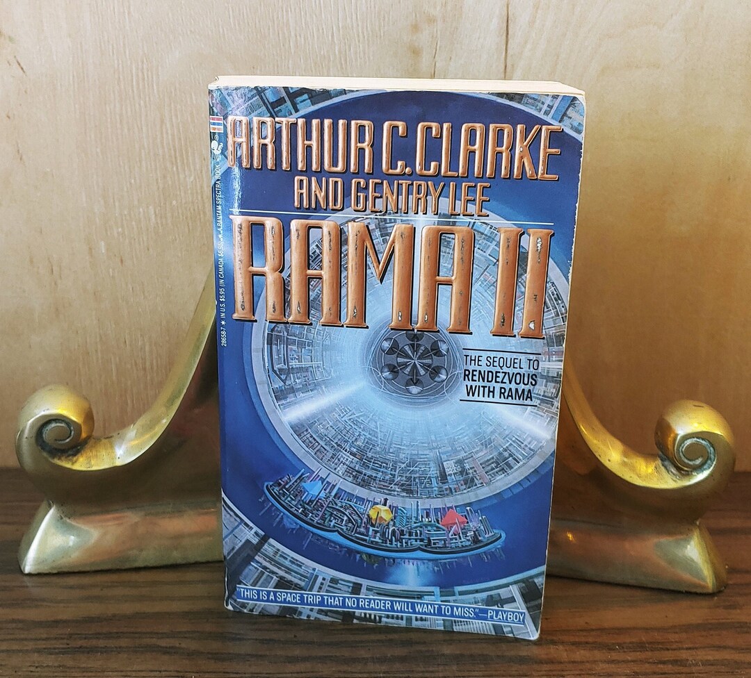 Science Rama Vintage Science Fiction Novel Rama II Arthur C. Clarke and Gentry Lee ...