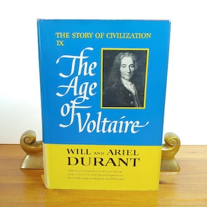 The Age of Voltaire The Story of Civilization IX Will & Ariel Durant 1965 5th printing, Western Europe History, vintage nonfiction book