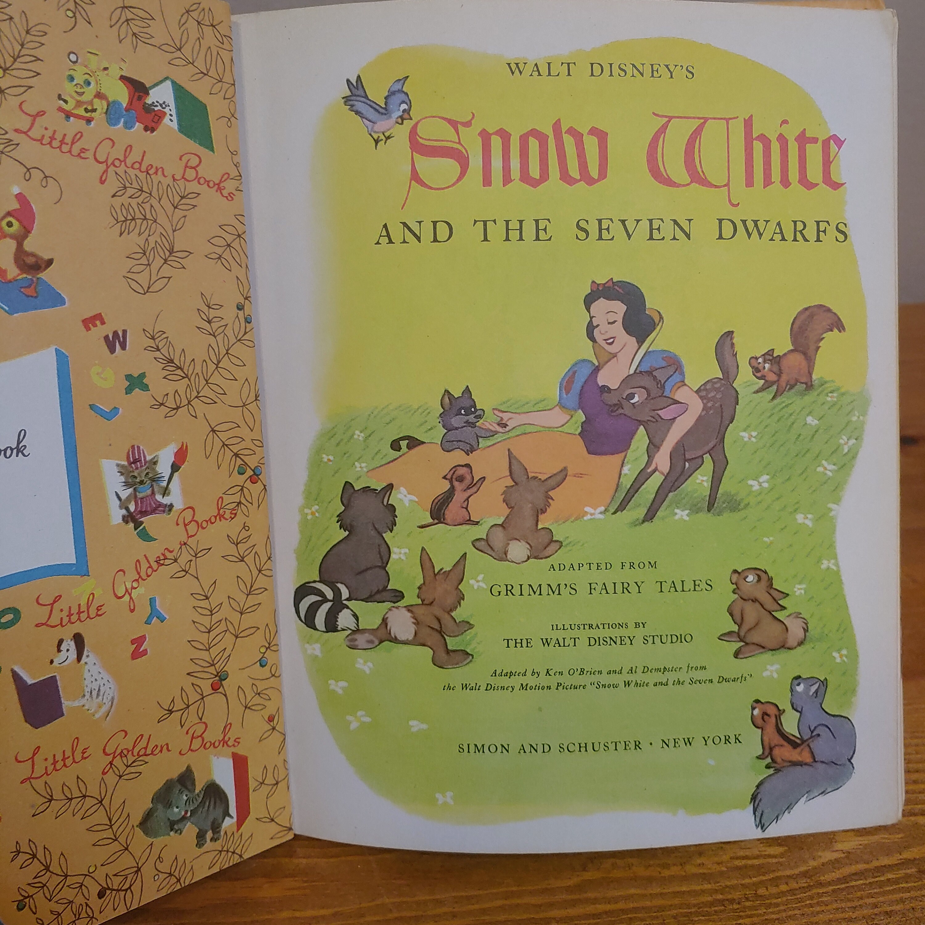 A Little Golden Book Walt Disney's Snow White and the Seven Dwarfs ...