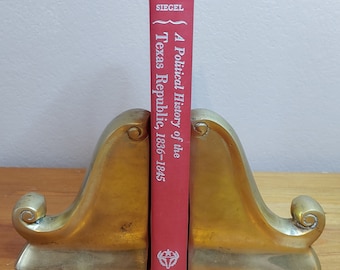 A Political History of the Texas Republic, 1836-1845, Stanley Siegel, hardcover, University of Texas Press, 1956, vintage red silver book