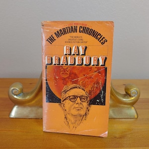 Ray Bradbury The Martian Chronicles, Bantam Science Fiction paperback, 21st printing, 1970, vintage classic sci-fi book