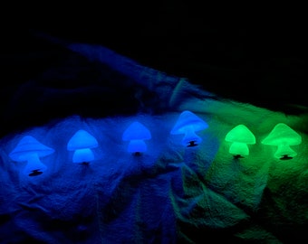 Mini Glow In The Dark Mushrooms