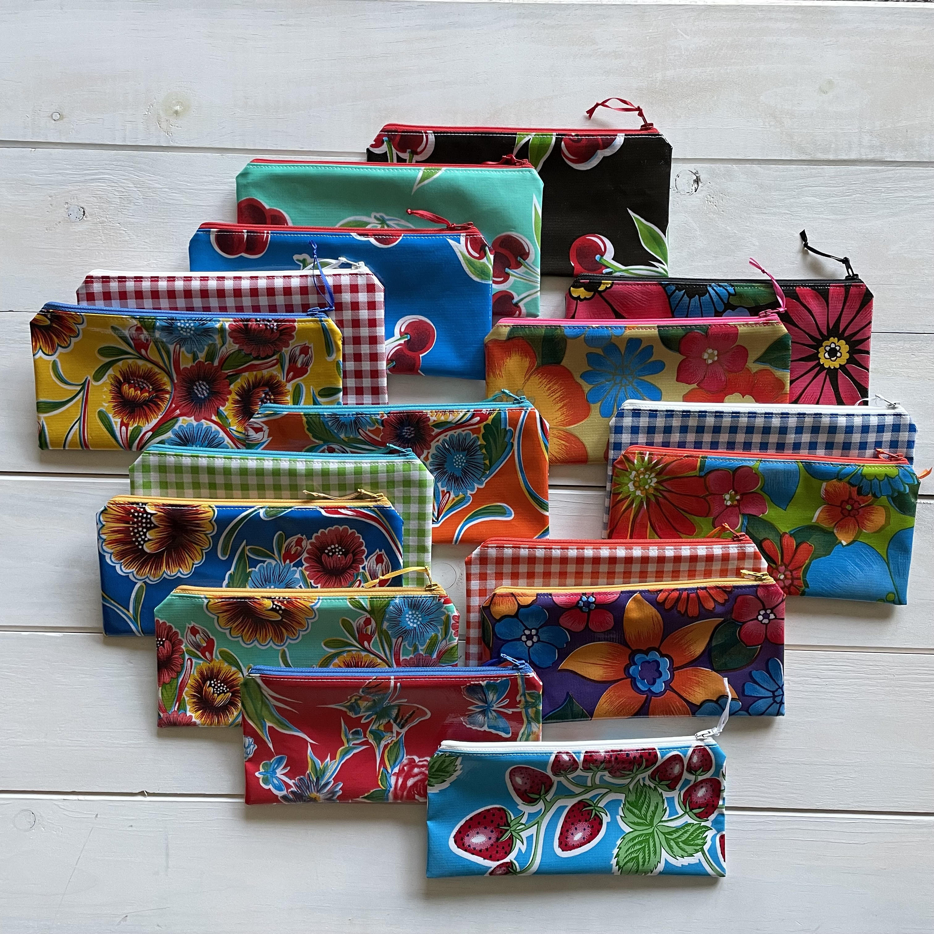 Oilcloth Pencil Pouch | Fabric Pencil Case