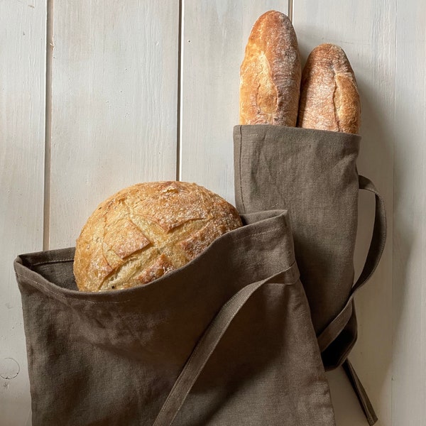 Linen Bread Bags | Reusable Bread Storage Bag