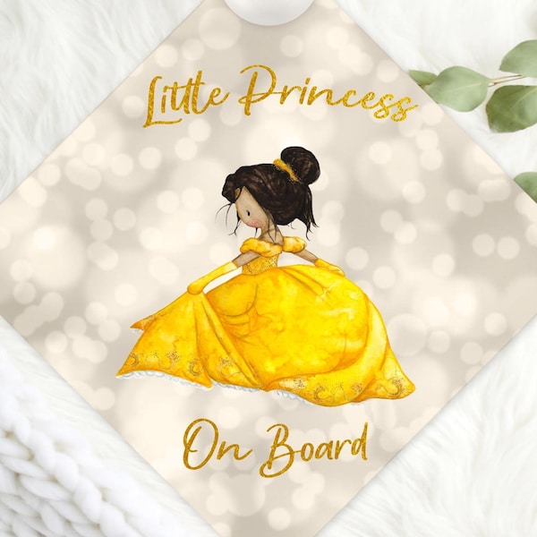 Personalised "Baby On Board" Or "Princess On Board" Car Window Sticker - Glossy Decal