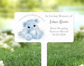 Personalised Grave Marker | Baby Memorial | Grave Decoration | Remembrance Plaque | Miscarriage Gift