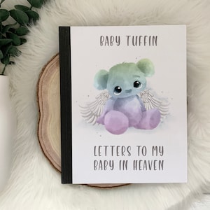 Libro de recuerdo personalizado / Cartas al cielo, Regalo conmemorativo, Libro personalizado, Regalo de pérdida, Nacido muerto, Diario de aborto espontáneo