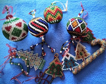 SALE--South African beaded ornaments. Free shipping in the continental United States