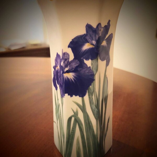 Iris Vase Etsy
