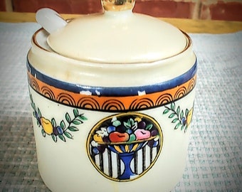 Vintage Noritake "M" mini sugar bowl. Free shipping in the continental United States.
