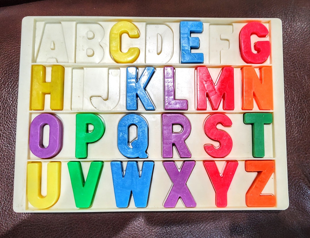 Alphabet Letter Toy by Fisher Price. Vintage 1970's Magnet Letter ...