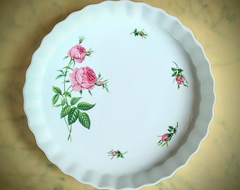 Christineholm fluted rose dish. Free shipping in the continental U.S
