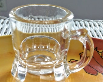 Federal Glass Mini beer mug shot glass, vintage collectible, made by Federal Glass. Free shipping in the continental United States.